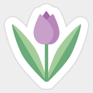 Cute Colorful Tulip Sticker